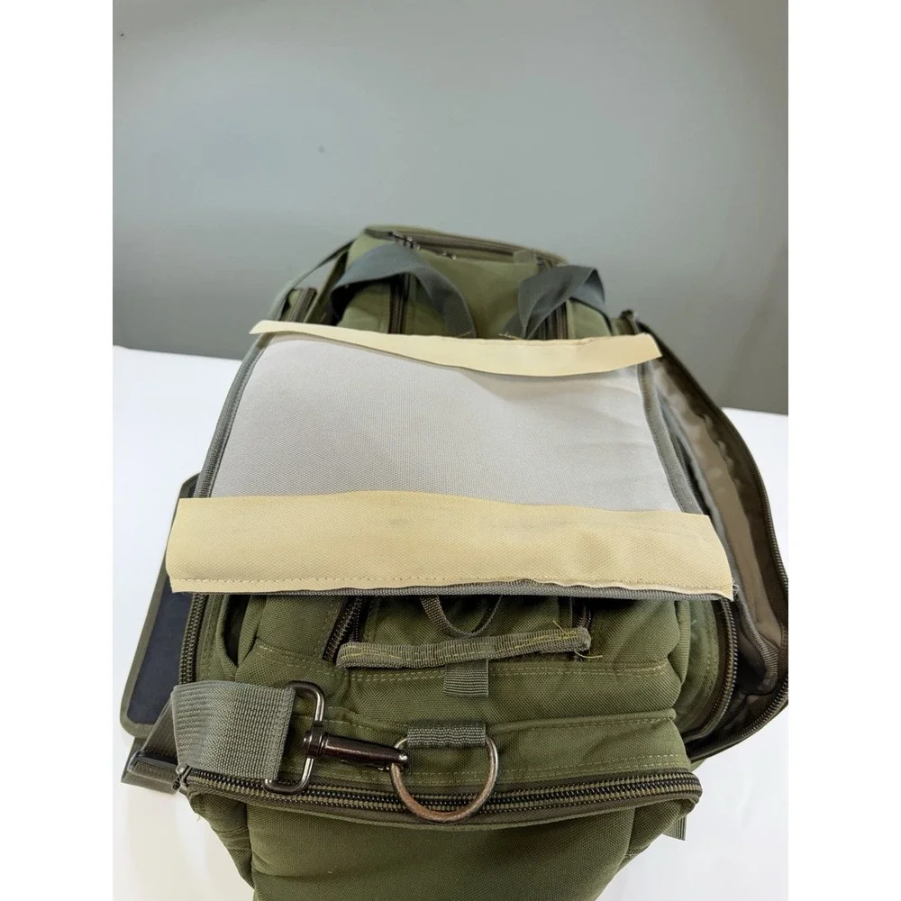 GPS Outdoors Green Tactical Gear Duffel Bag Ballistic Material Large